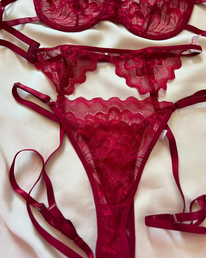 Lingerie Moredy™ | Elegância e Sensualidade (Conjunto Completo)