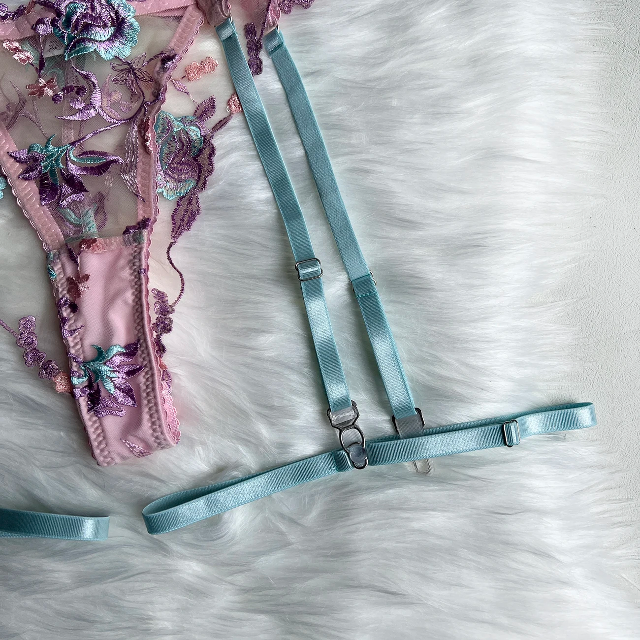 Lingerie Lavender Floral™ | Delicada e Sofisticada