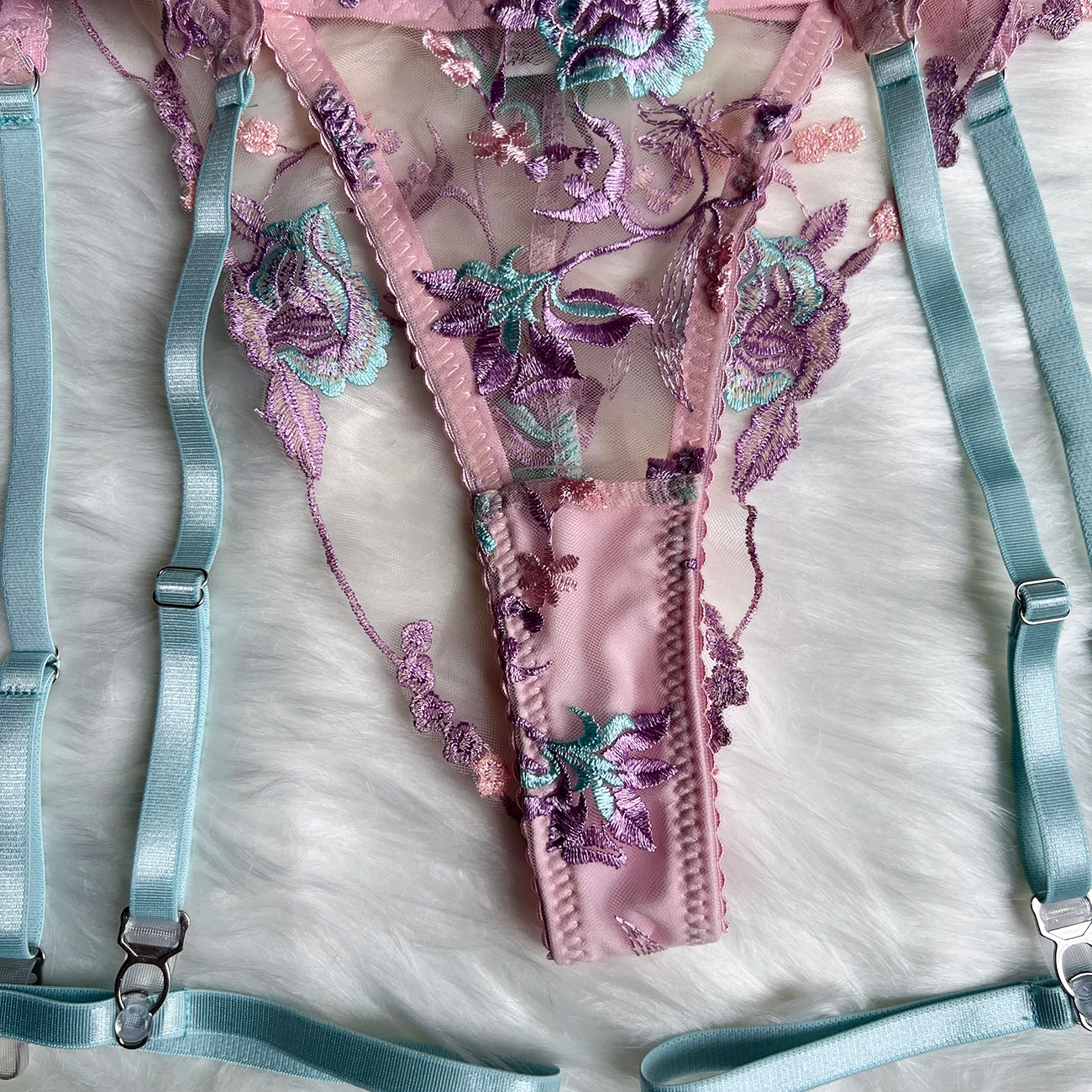 Lingerie Lavender Floral™ | Delicada e Sofisticada