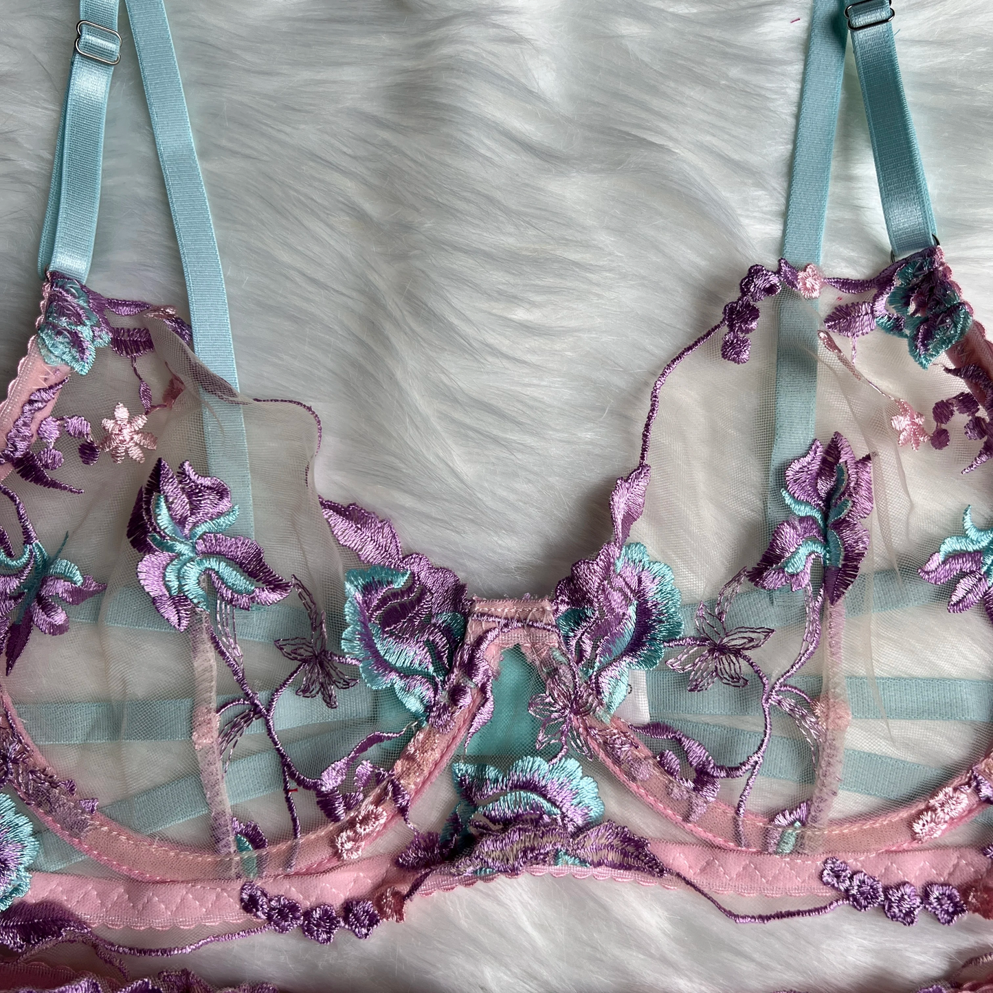 Lingerie Lavender Floral™ | Delicada e Sofisticada