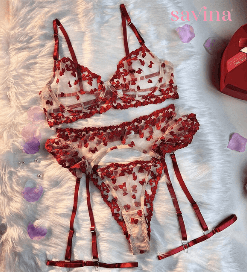 Conjunto de Lingerie Super Luxy™ | (Tecido Premium) O Segredo das Mulheres (Conjunto Completo) - savina