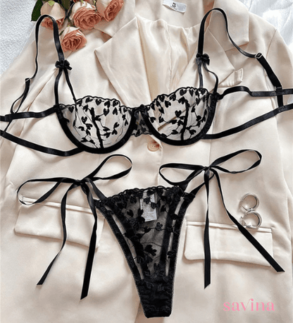 Conjunto Lingerie StrepHeart™ | O Segredo das Mulheres (Conjunto Completo) - savina