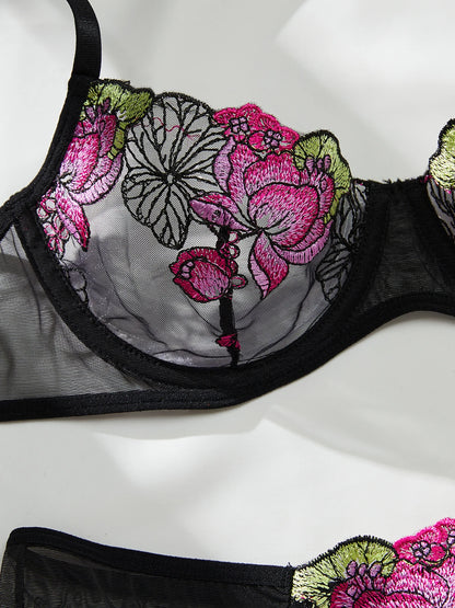 Lingerie Noir Blossom™ | Os Segredos das Mulheres